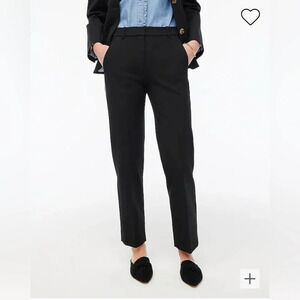 J CREW Kallie Straight Leg Pant, NWT, Size 8P, Black